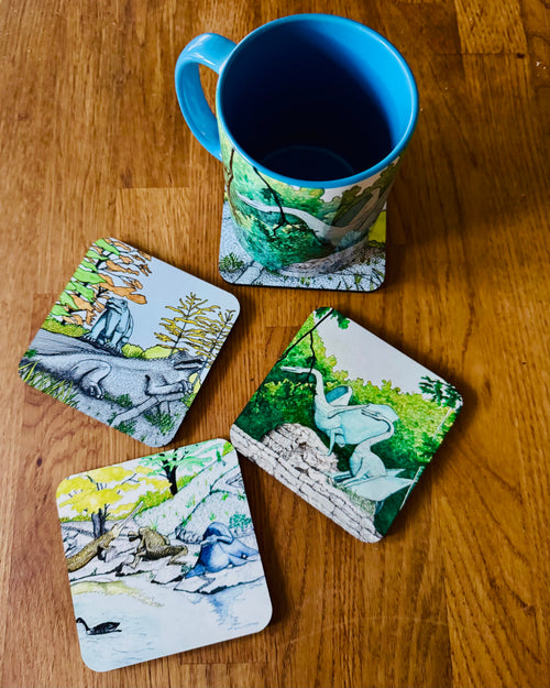 Blue Crystal Palace dinosaur mug - Pterosaurs