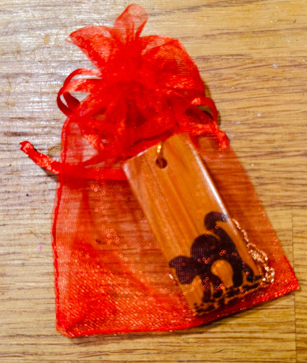 Cute cat wooden necklace pendants