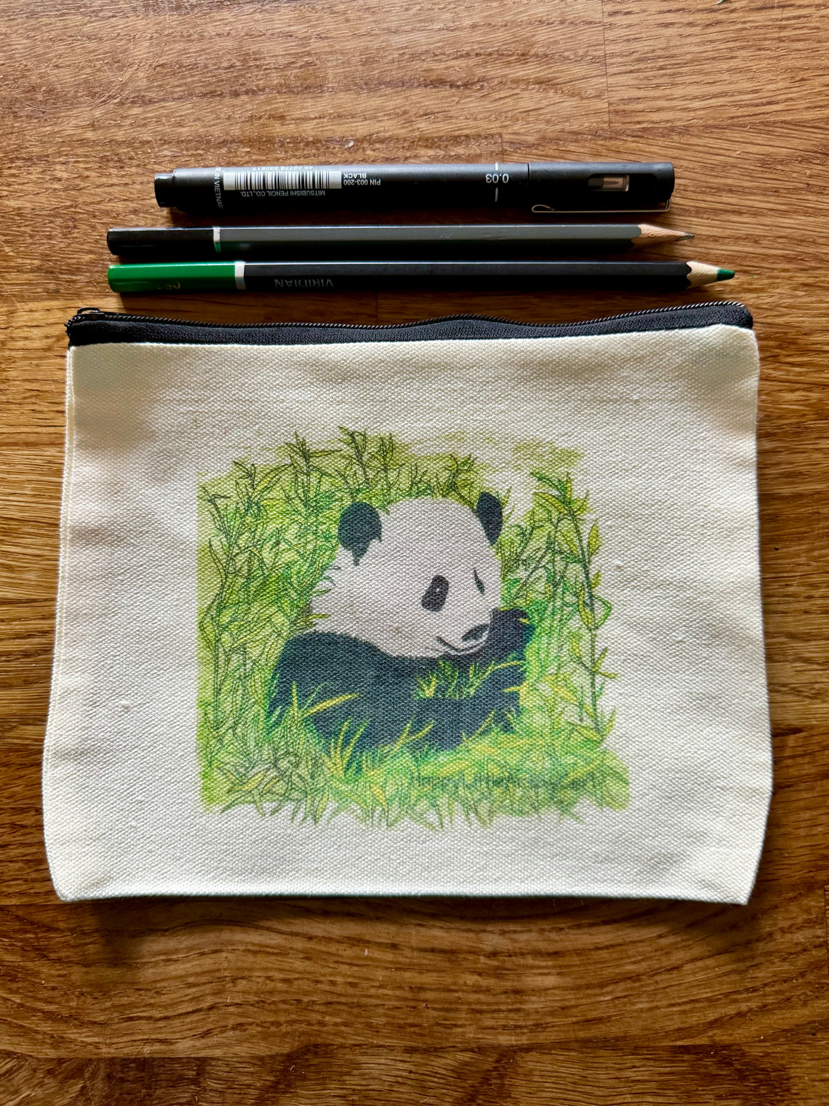 Cute panda pencil case/makeup bag