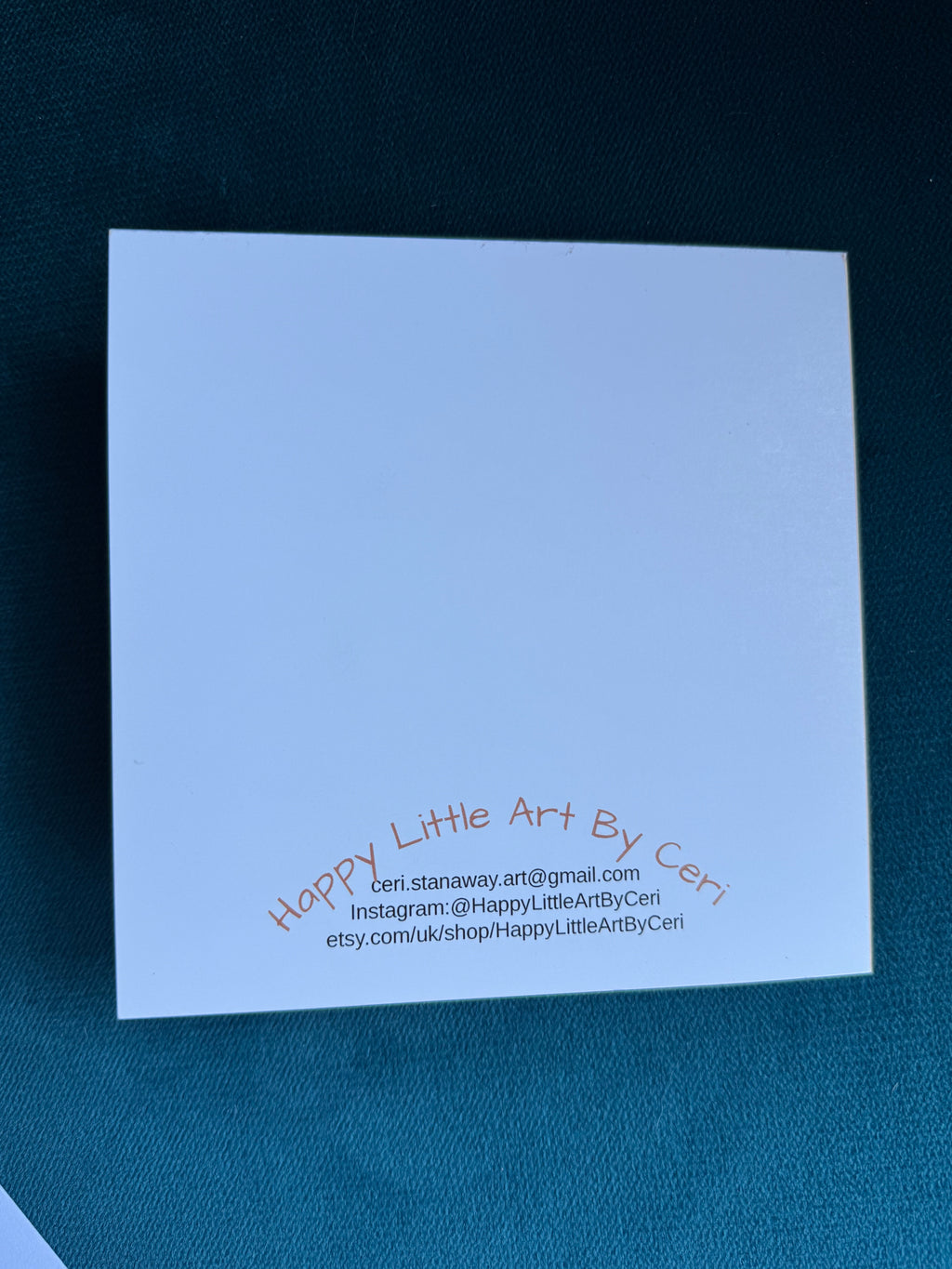 Purple elephant ‘Thinking of you’ greeting card