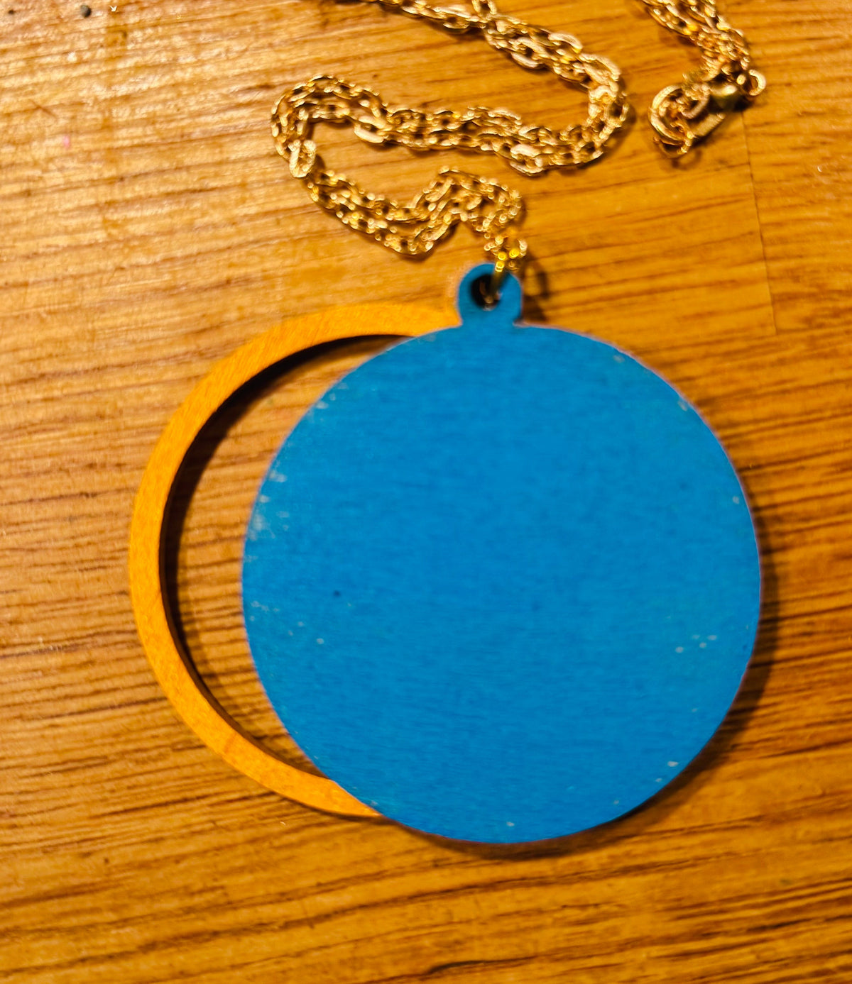 Cute cat wooden necklace pendants