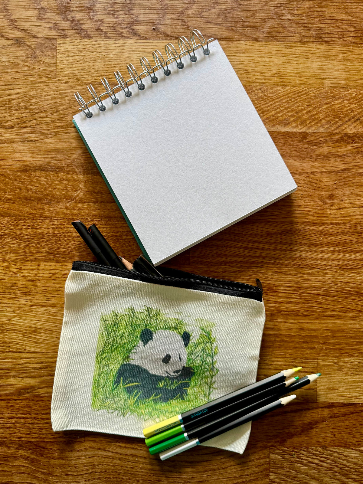 Cute panda pencil case/makeup bag